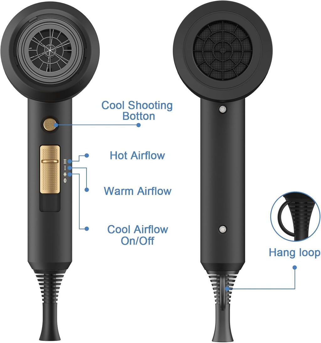 Professional Ionic Fast-Drying Hair Dryer